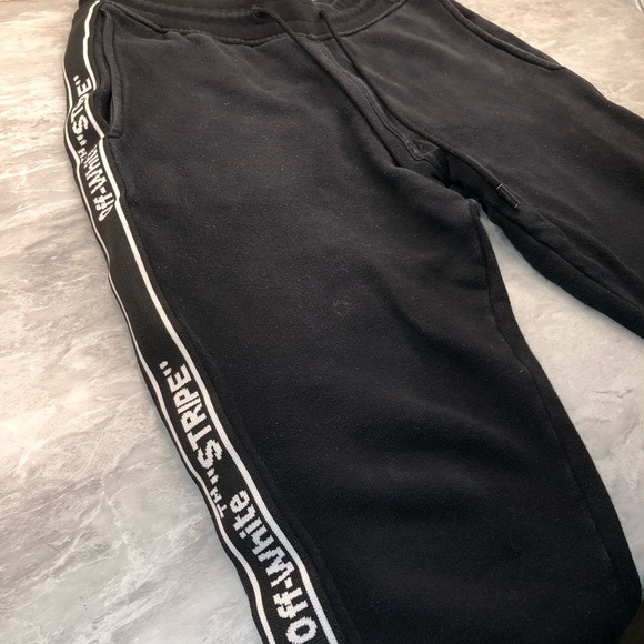Off-White “STRIPE” Sweatpants - Picture 1 of 5